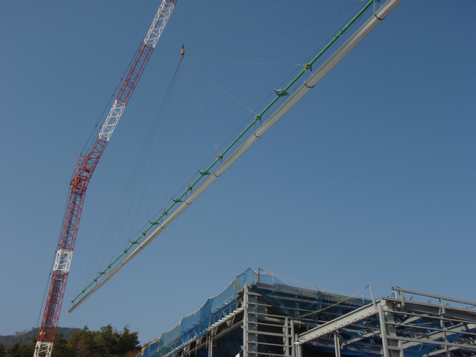 軽量で建物への負担が少ない